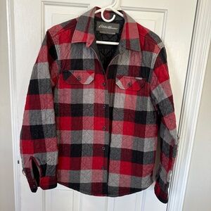 Eddie Bower insulated flannel shirt / jacket